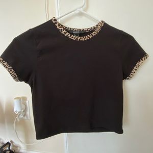Forever 21 Black crop top